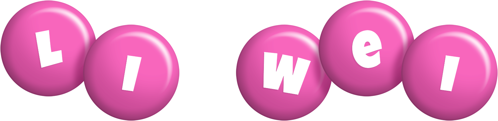 Li Wei candy-pink logo